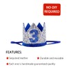 Baby 3 st Birthday Crown Hat, Birthday Party Decorations, Kids