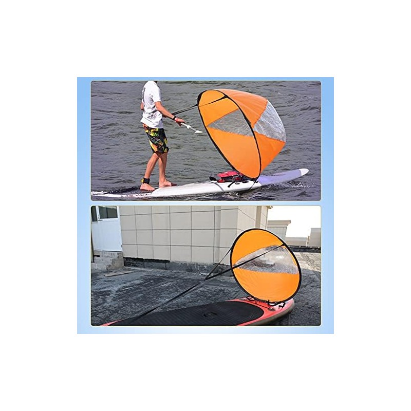 Wind Sail, PVC Foldable Board Wind Sail with Transparent Window