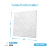 Art3d Decorative PVC Drop Ceiling Tile 2ft x 2ft in