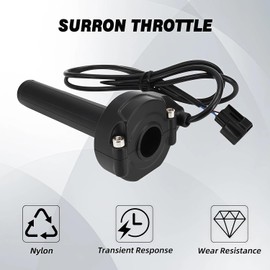 JFG RACING Dirt Bike Electric Throttle Sur Ron Twist Throttle Tube Nylon for SurRon S/X Electric Dirt Bike, Small, Black