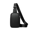 Cenvins Cowhide Leather One Shoulder Men's Women's Shoulder Crossbody Chest