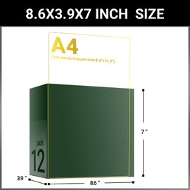 EUSOAR Small Paper Bags, 12pcs 8.6"x3.9"x7 Thank You Gift Wrap Bags with Handles Bulk, Merchandise Retail Shopping Wrapping Bags for Business, Craft Grocery, Wedding Birthday Christmas Party Favor