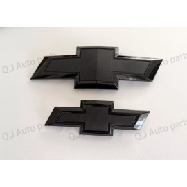 Custom New 2021-2025 Suburban/Tahoe Custom Front Rear Bowtie Emblems in Gloss Black