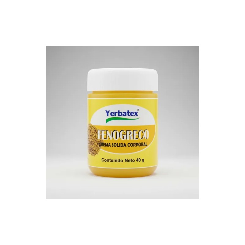Pomada De Fenogreco Crema Sólida Corporal Frasco De 40g