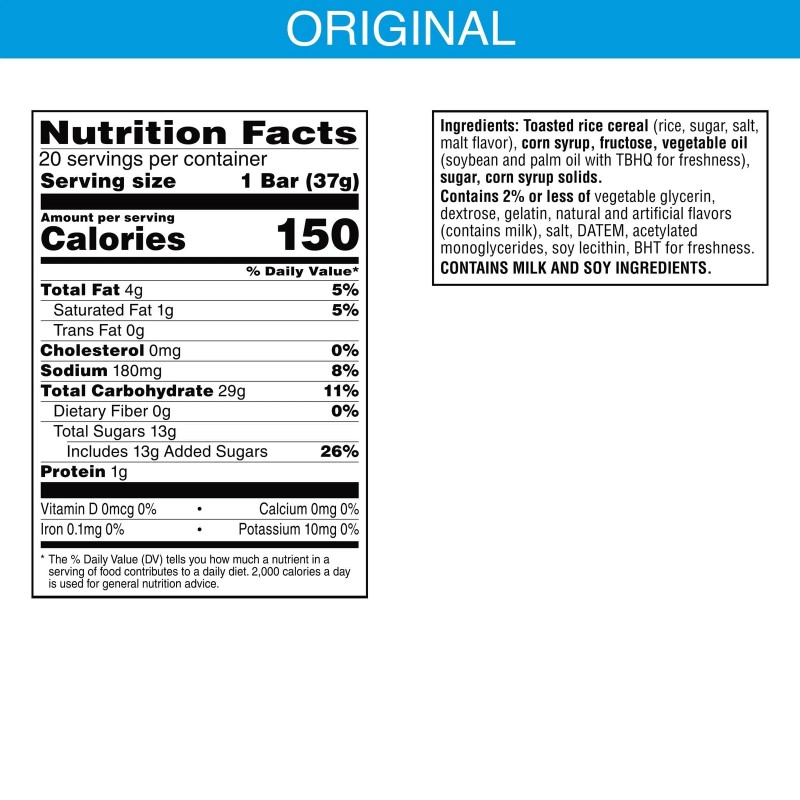 Rice Krispies Treats Kelloggs Rice Krispies Treats Snack Pack