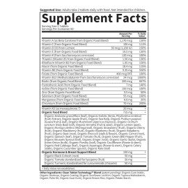 Garden Of Life Organics Womens Multivitaminico 120 Tabs Sabor Sin Sabor