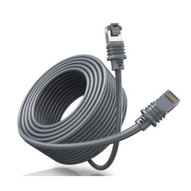 LevaGott Starlink Cable 150FT, Starlink Gen 3 Cable, Waterproof Extension for Gen 3 Dish and Router, Durable Outdoor Starlink Accessories, Compatible with Standard Kit, Gray