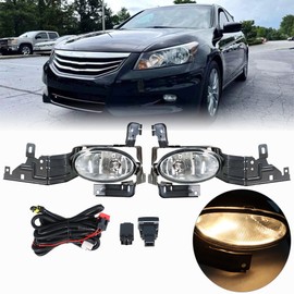 Labwork Left and Right Bumper Fog Lights For 2011 2012 Honda Accord Driving Lamp