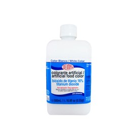 Deiman Artificial Food Color Titanium Dioxide 16% L (16.9 fl oz) White