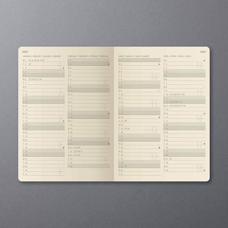 Sigel HC 2019/2020 18 Month Calendar