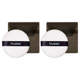 Partner_Reference Mustaev Luxury Powder Puff Large White 2pcs / 머스테브 고급 분첩 파우더 퍼프 대형 화이트 2개
