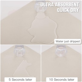 Dish Drying Mat (Beige, S-11"x14")