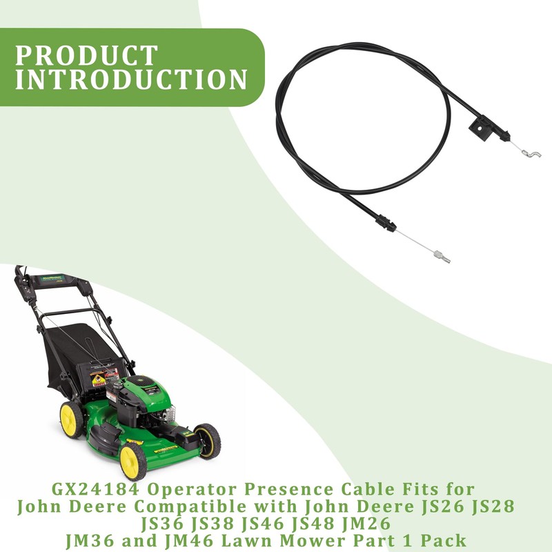 GX24184 Lawn Mower Control Cable Fits for John Deere GX23336,