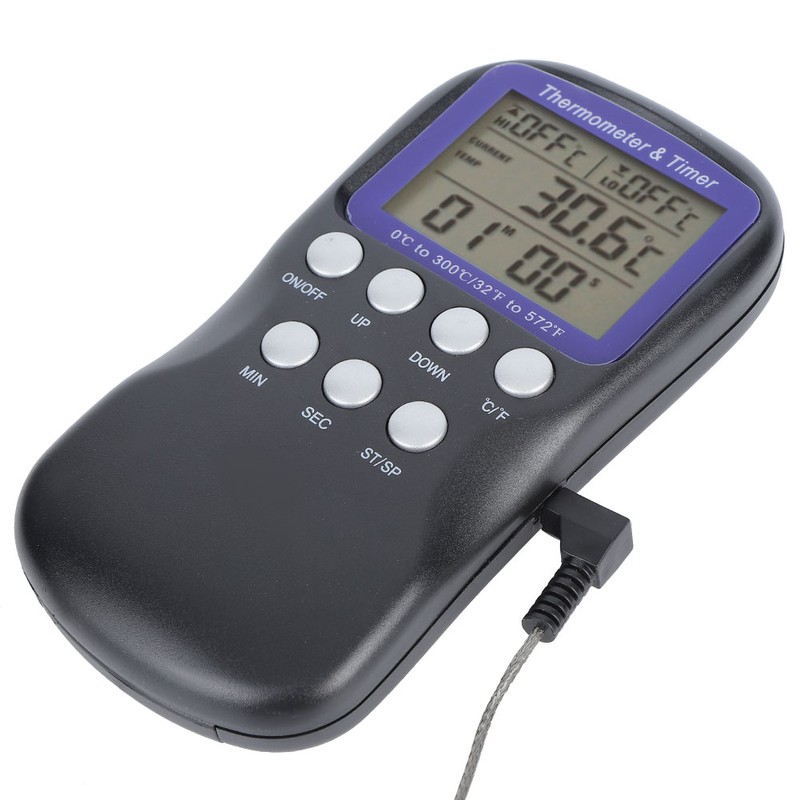 Digital Electric Food Thermometer for Oven Barbecue Grill Cooking Kitchen