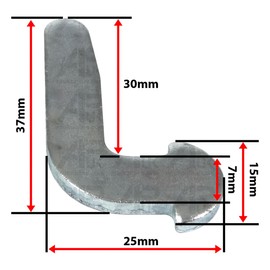 20x Beam Safety Lock Locking Pin Clip J Bolt Replacement for Sperrin Pallet Racking Shelving