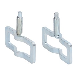 2pcs Exhaust Manifold Clamp Repair Kit Manifold Stud Clamp Replacement for Ford V8 Truck Fix Exhaust Leaks and Ensure Proper Exhaust Manifold Mounting