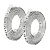 PATIKIL Galvanized Pipe Strap, 2 Pcs 0.47 Inch x 33