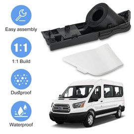 LHCDQSKCW Fuel GAS Filler Pocket Housing Hinge Door with Cover Assembly Compatible With Ford Transit Van 150 250 350 2015-2023, Replaces CK4Z-5427936-A, CK4Z-5427936-F