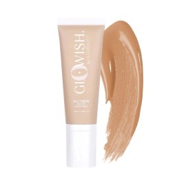Huda Beauty NIB GLOWISH by HUDA BEAUTY MultiDew Skin Tint 1.35 oz Full Size LIGHT MEDIUM 04
