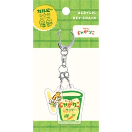 Furukawa Paper Key Chain, Letter Set, Mini Letter Set, Acrylic Key Holder, 1.6 x 1.6 inches (40 x 40 mm)