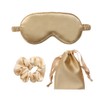 Pack of 2 Silk Adjustable Sleeping Masks, Adjustable Eye Mask,