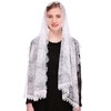 Uccellino Catholic Veil Church Mass Worship Stole with Attached Comb