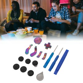 13 in 1 Metal Thumbsticks for One Elite Series 2, Elite Series 2 Core Controller Parts, Gaming Accessory Replacement with Metal Mod 6 Swap Joystick, 4 Paddles, 1 Tool