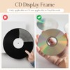 Dunkive 2 Pcs 13.7" x 7.5" CD Frame Display Case