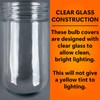2 Pack Glass Globe Light Bulb Cover for Walk in