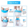 Waterproof Foot Cast Cover Reusable Elastic Ankle Wound Protector for