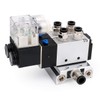 Heschen Pneumatic Solenoid Valve 4V210-08 PT1/4 12V DC 5-Way 2