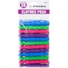Elpine Non Rusting Strong 24 Plastic Dolly Cloths Pegs Washing