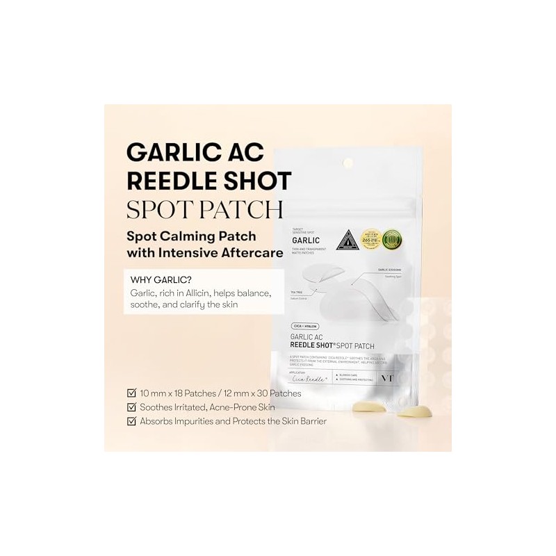 VT COSMETICS Garlic AC Reedle Shot Spot Patch (48 Patches)