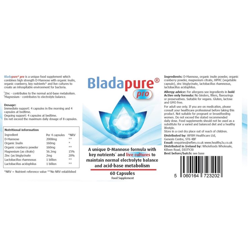 Bladapure Pro 60 Capsules