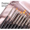16PCS Nail Art Brushes Professional Set with Lid and Portable