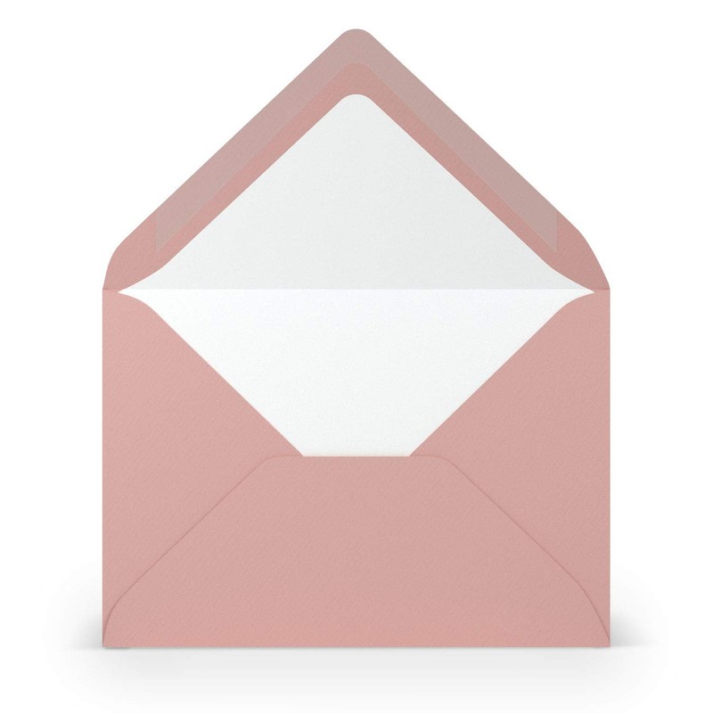 25 x envelopes in dusky pink - envelopes in DIN