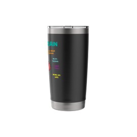 Gamer's Brain - Gaming - Gamer - PC Gaming - Console Gaming Stainless Steel Insulated Tumbler