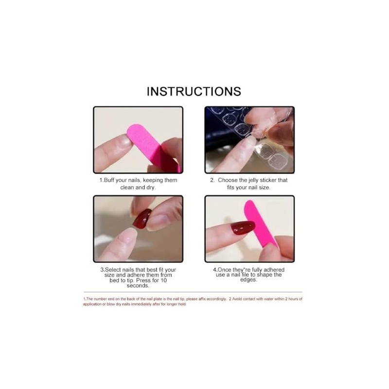 Uñas postizas almendradas con detalles dorados, manicura francesa nude y