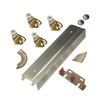 Johnson Hardware 2200F Twin Wheel Sliding Bypass Door Hardware 72"