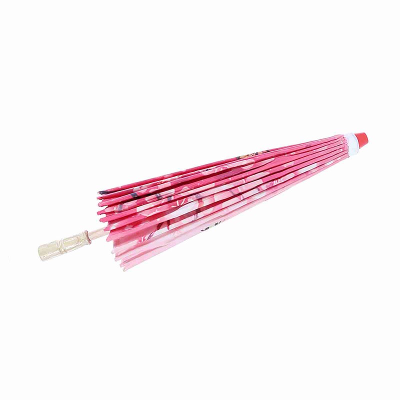 Women Handmade Umbrella Windproof Chinese Classical Dance Umbrella(Pink)