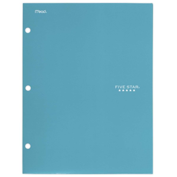 Five Star 4 Pocket Folder, 2 Pocket Folders + 2 Additional Pockets Inside, Color Selected for You, 1 Count (33106) (2 Pack)