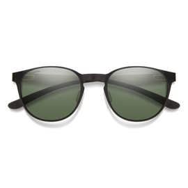 Smith Eastbank Metal Active Sunglasses - Matte Black/Silver | Chromapop Polarized Gray Green