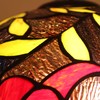 Chloe Lighting MARIEBELLE Tiffany-Style Floral Stained Glass Table Lamp 16"