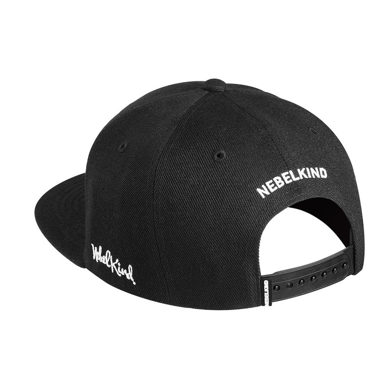 Nebelkind Rec Cassette Unisex Snapback Cap, Black, One Size