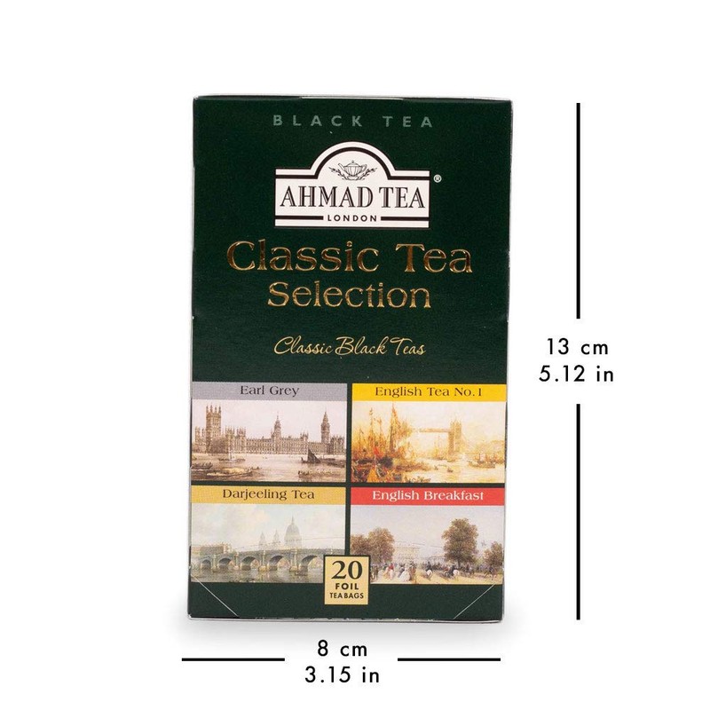 English Teas, "Classic Tea Selection" - Tagged & Aluminium Foil