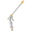 High Pressure Water Spray Gun Long Hose Brass Nozzle Adjustable