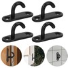 OUNONA Pad Eye Plate Hooks: 4 Pcs Stainless Steel Ceiling