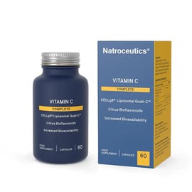 Natroceutics Vitamin C Complete 60 Vegan Friendly Capsules| Advanced delivery via liposomal Cellg8™|Market Leading Quality Through Quali-C™ with Citrus Bioflavonoids| Increased Bioavailability