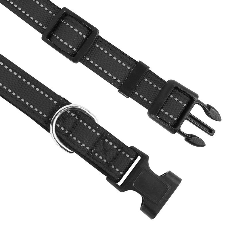 LZGOPE Reflective Dog Collar with Quick Release Buckle, Safe Breathable