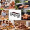 Varku Slider Burger Press Patty Maker with 3 Slots, Red